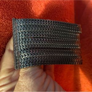 Gunmetal Gray Gladiator Metal Bracelet